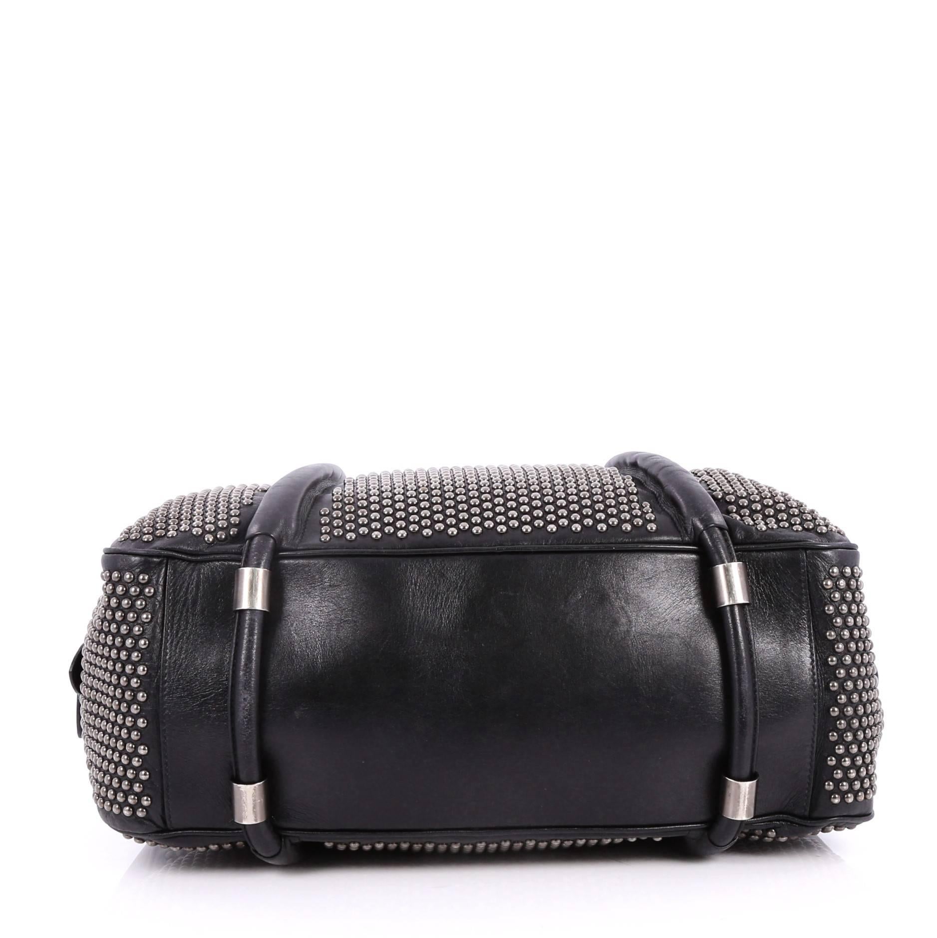 Women's or Men's  Alaia Duffle Bag Studded Leather Medium
