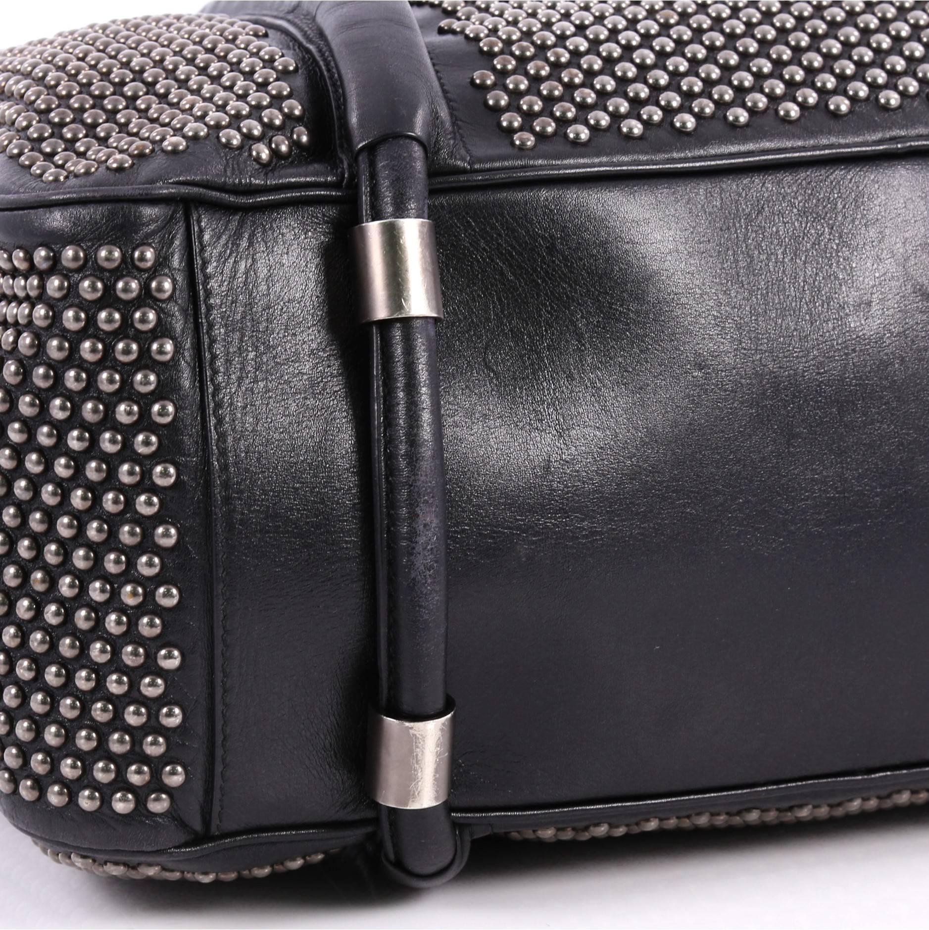  Alaia Duffle Bag Studded Leather Medium 1