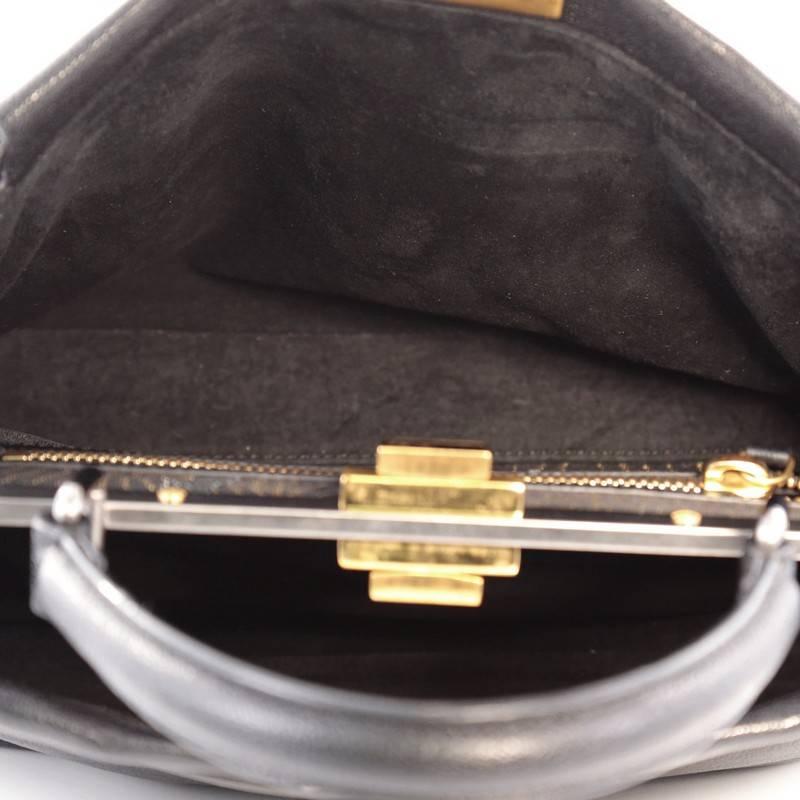 Fendi Peekaboo Handbag Leather Regular  1