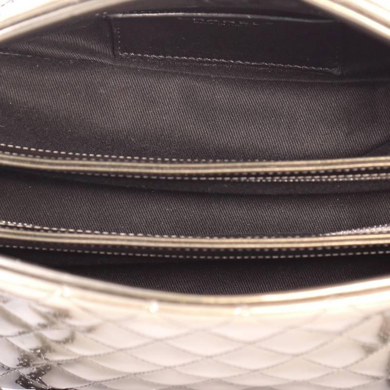 Chanel Just Mademoiselle Degrade Handbag Quilted Patent Medium 1