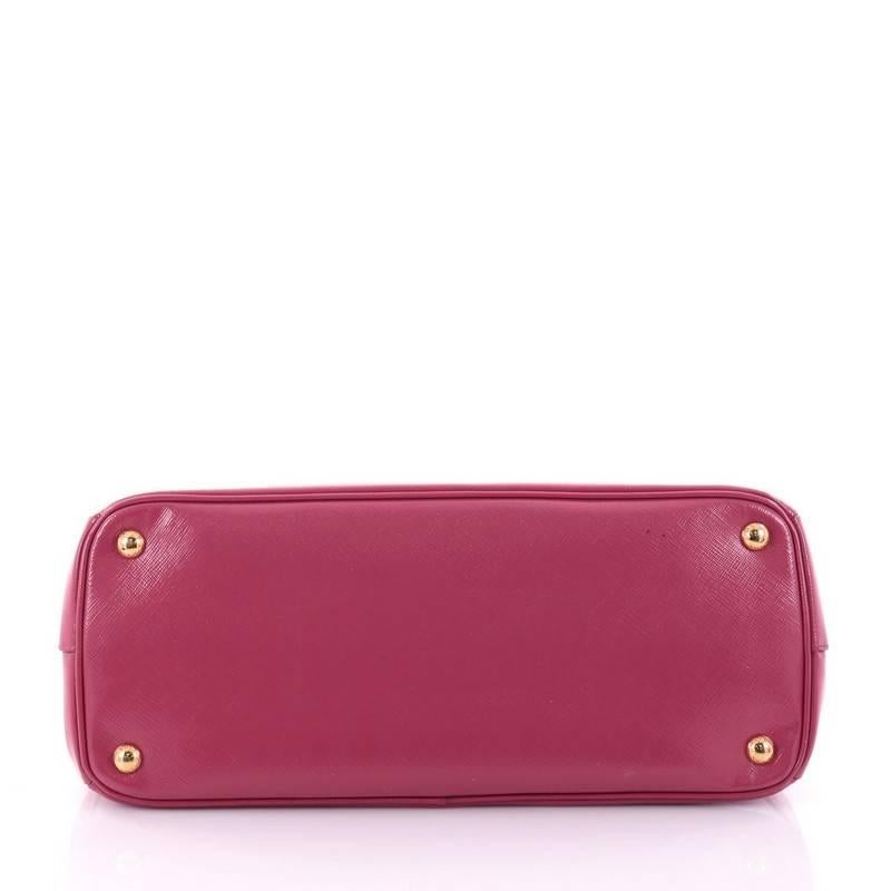 Women's Prada Parabole Handbag Vernice Saffiano Leather