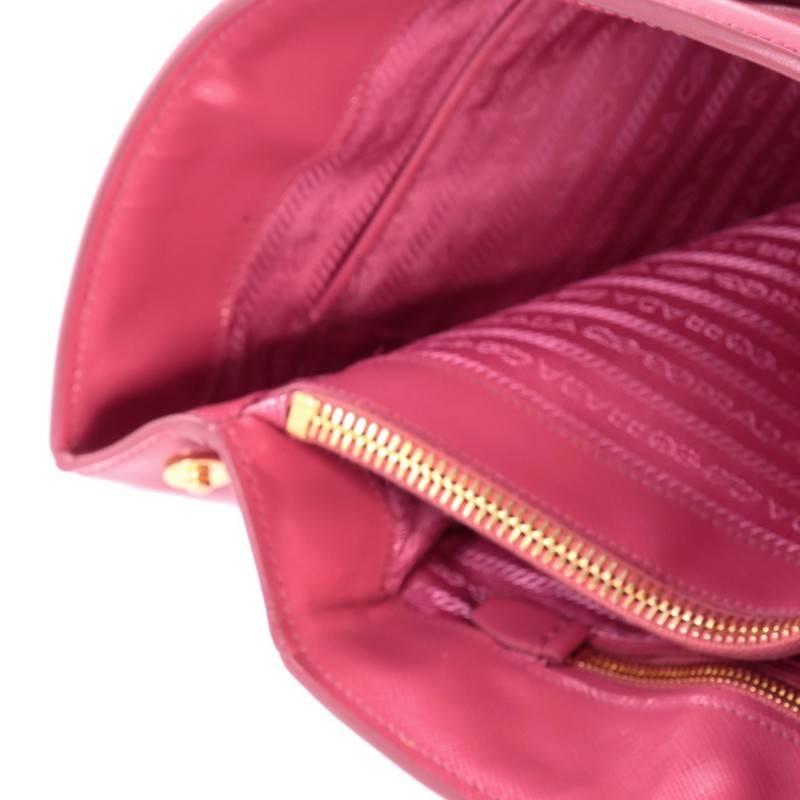 Prada Parabole Handbag Vernice Saffiano Leather 3