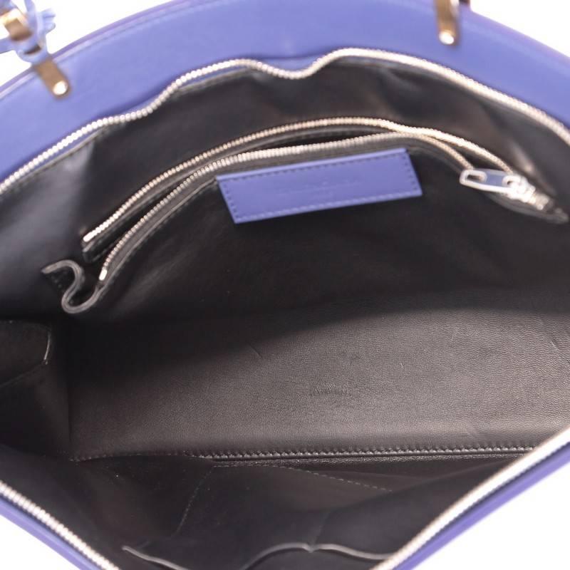 Women's Balenciaga Le Dix Zip Cartable Top Handle Bag Leather Medium