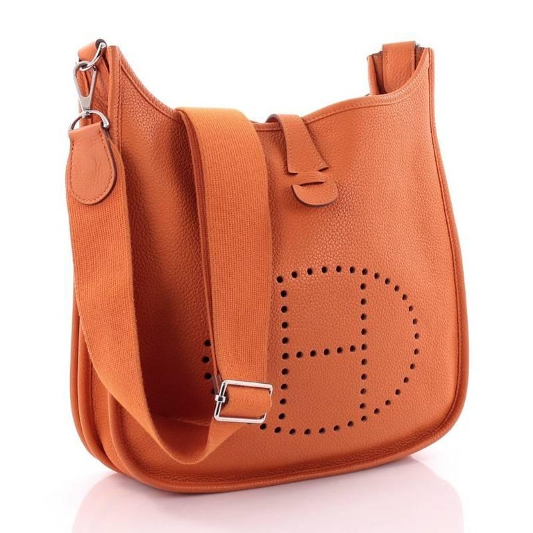 Hermes Evelyne Crossbody Gen III Clemence PM at 1stDibs