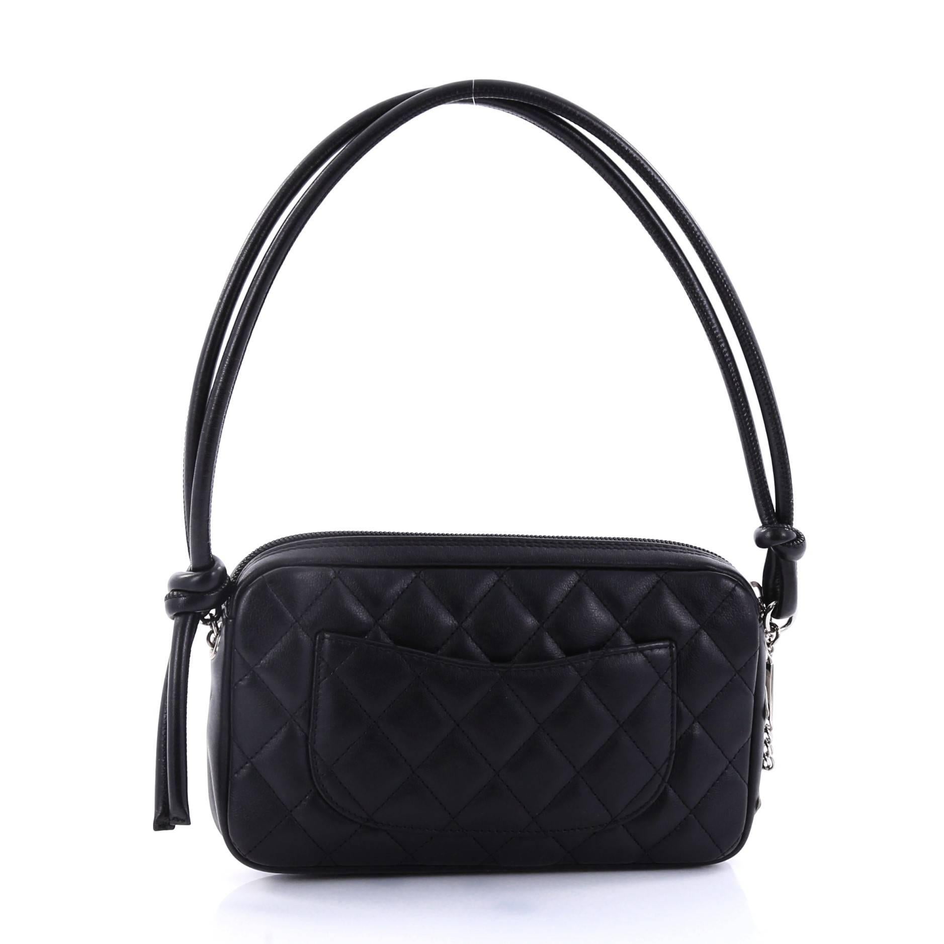 Chanel Cambon Pochette Quilted Leather In Good Condition In NY, NY