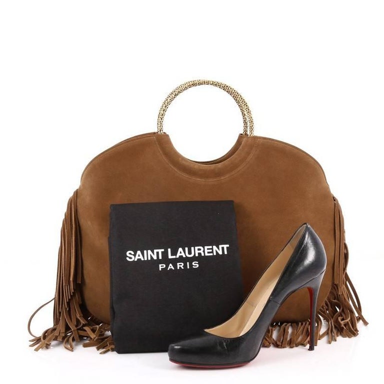 Saint Lau Serpent Bracelet Bag Fringe Suede At 1stdibs This Authentic Saint Lau Serpent Bracelet Bag Fringe Suede Is A Stylish And Chic Perfect