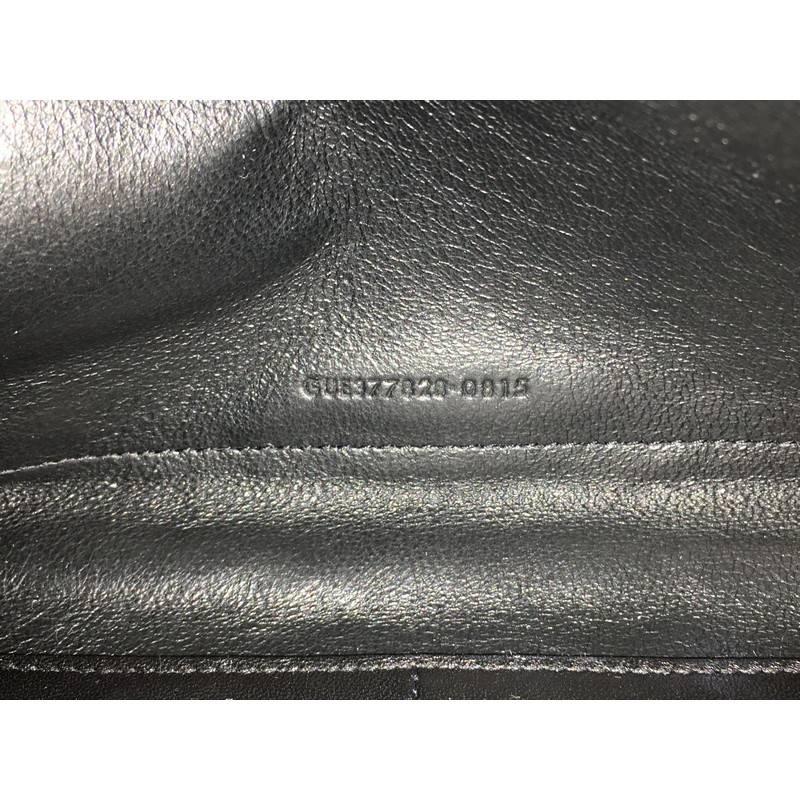 Saint Laurent Classic Monogram Chain Wallet Metallic Matelasse Chevron Leather  3