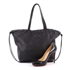 Celine Coulisse Shoulder Bag Leather Large