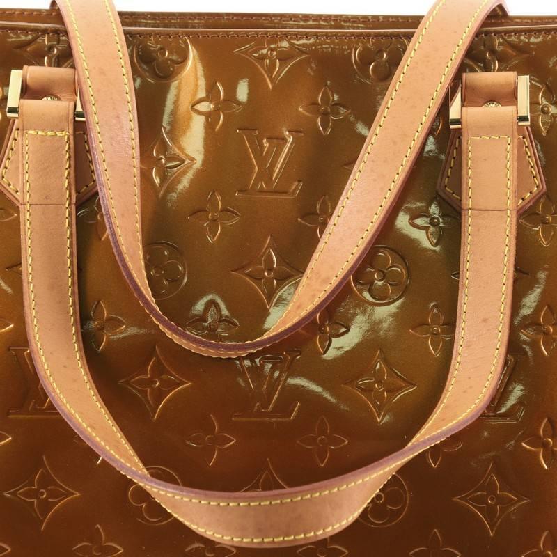 Women's Louis Vuitton Houston Handbag Monogram Vernis