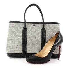 Hermes Garden Party Tote Toile and Leather 30