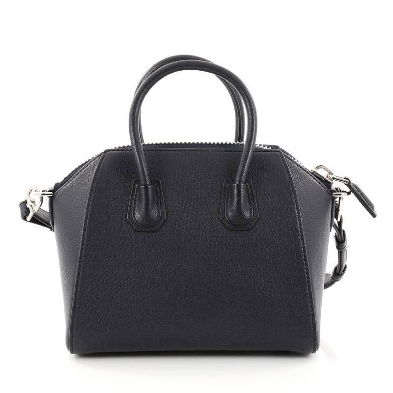 Black Givenchy Antigona Bag Leather Mini 