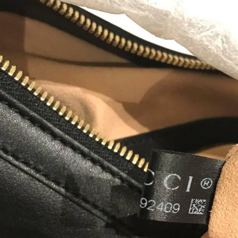 Gucci Chain Hobo GucciGhost Embossed Leather Large 4