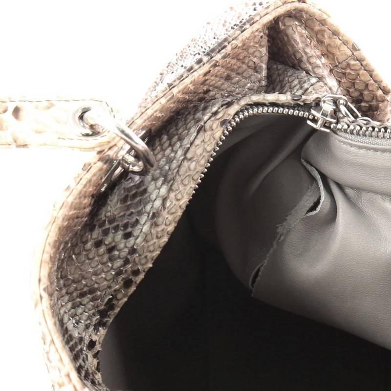 Christian Dior Lady Dior Handbag Python Large 3