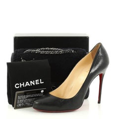 Chanel Paris-Dallas Flap Bag Denim und Shearling Small