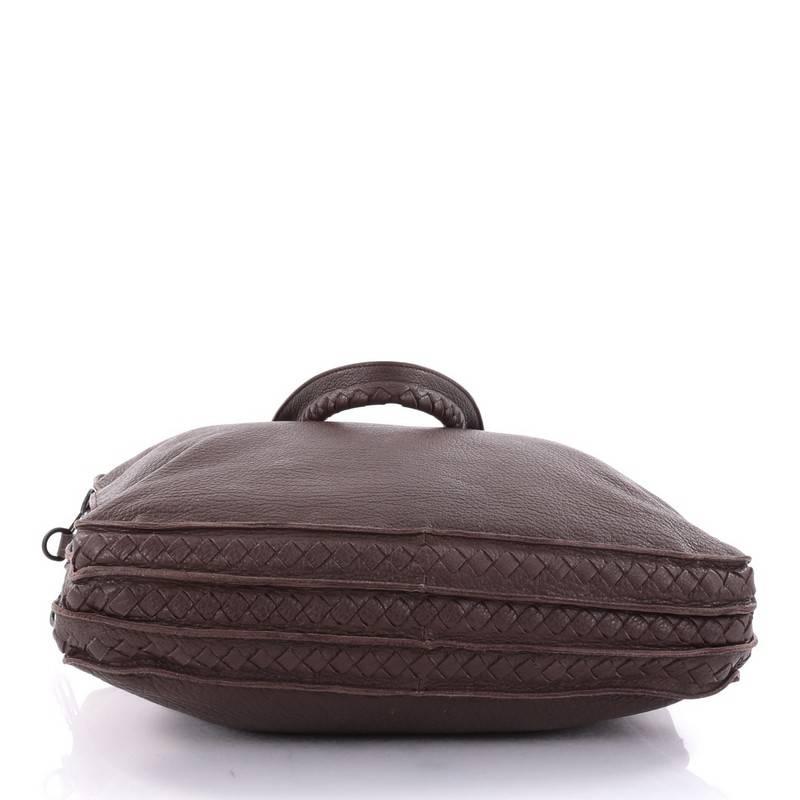 Women's or Men's Bottega Veneta Convertible Briefcase Leather with Intrecciato Detail