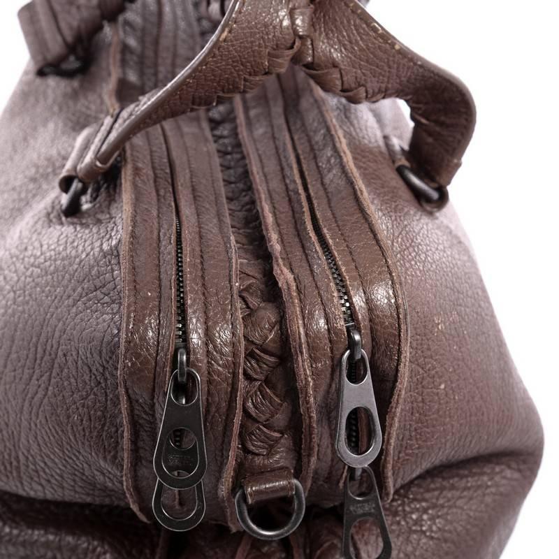 Bottega Veneta Convertible Briefcase Leather with Intrecciato Detail 3