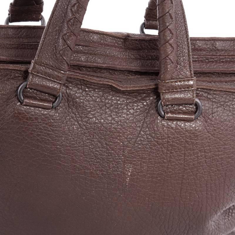 Bottega Veneta Convertible Briefcase Leather with Intrecciato Detail 2