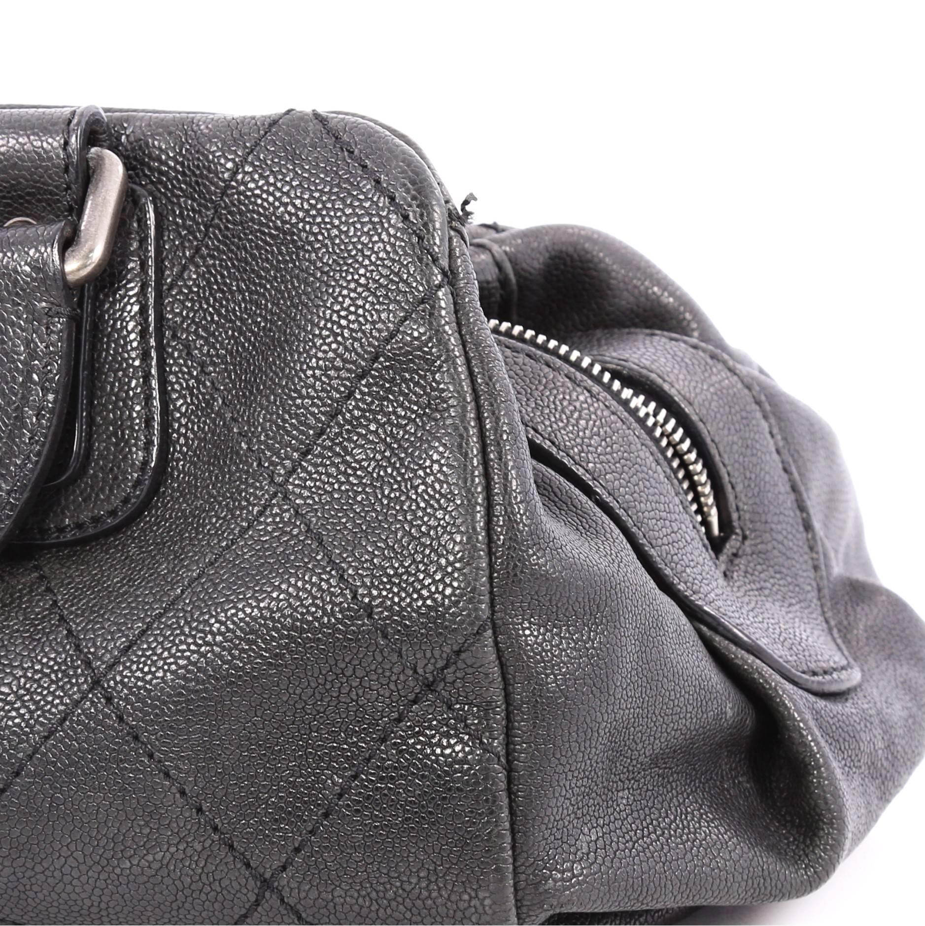 Chanel Outdoor Ligne Doctor Bag Quilted Caviar Small 1