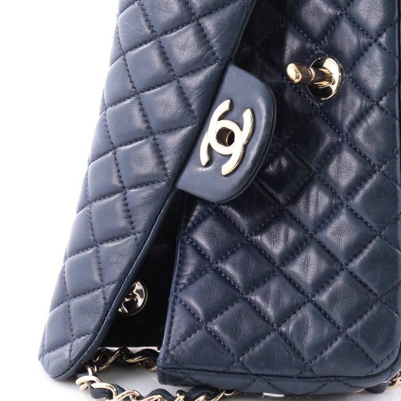Chanel Valentine Hearts Flap Bag Quilted Lambskin East West In Good Condition In NY, NY