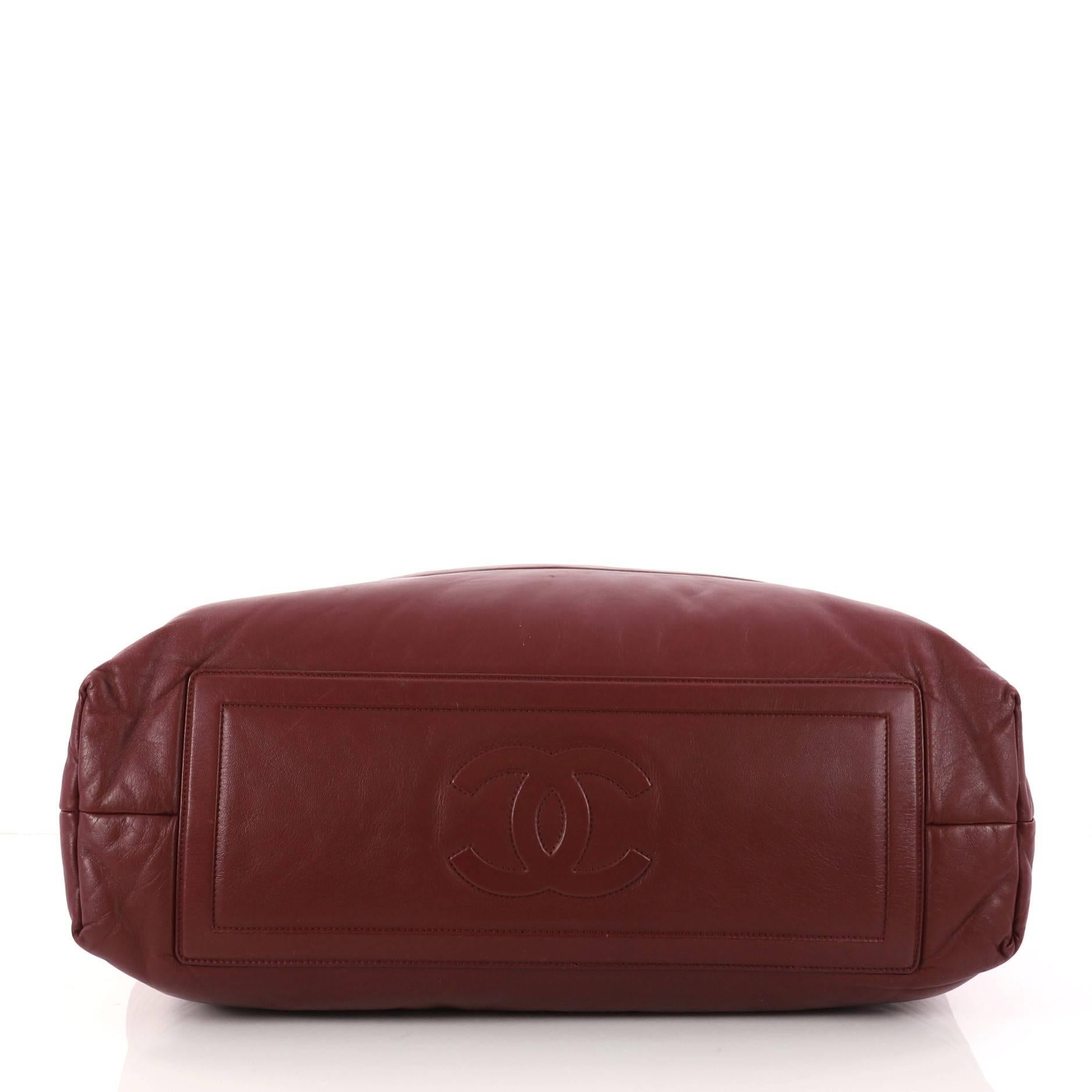 Chanel Coco Cocoon Zipped Tote Lambskin Large In Good Condition In NY, NY