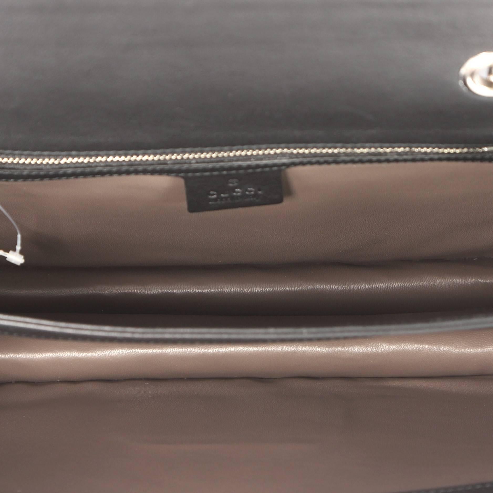Women's Gucci Interlocking Shoulder Bag Patent Medium