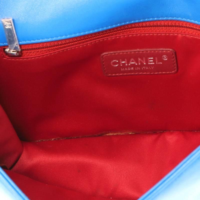 Chanel Lipstick Flap Bag Patent Vinyl Small In Good Condition In NY, NY