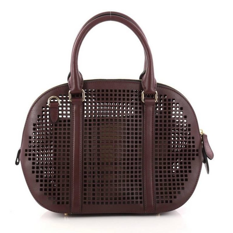 Burberry Orchard Bag Laser Cut Leather Small at 1stDibs