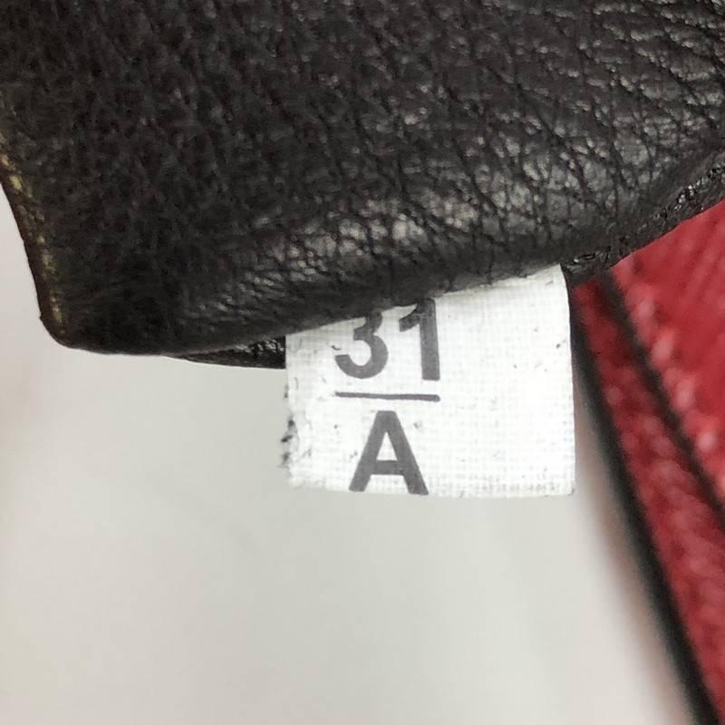 Prada Turnlock Double Zip Tote Studded Saffiano Leather Medium 2