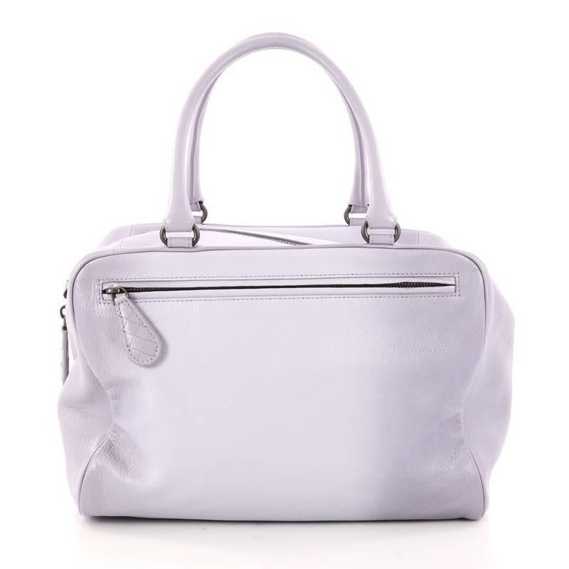 Gray Bottega Veneta Brera Handbag Ombre Leather Small 