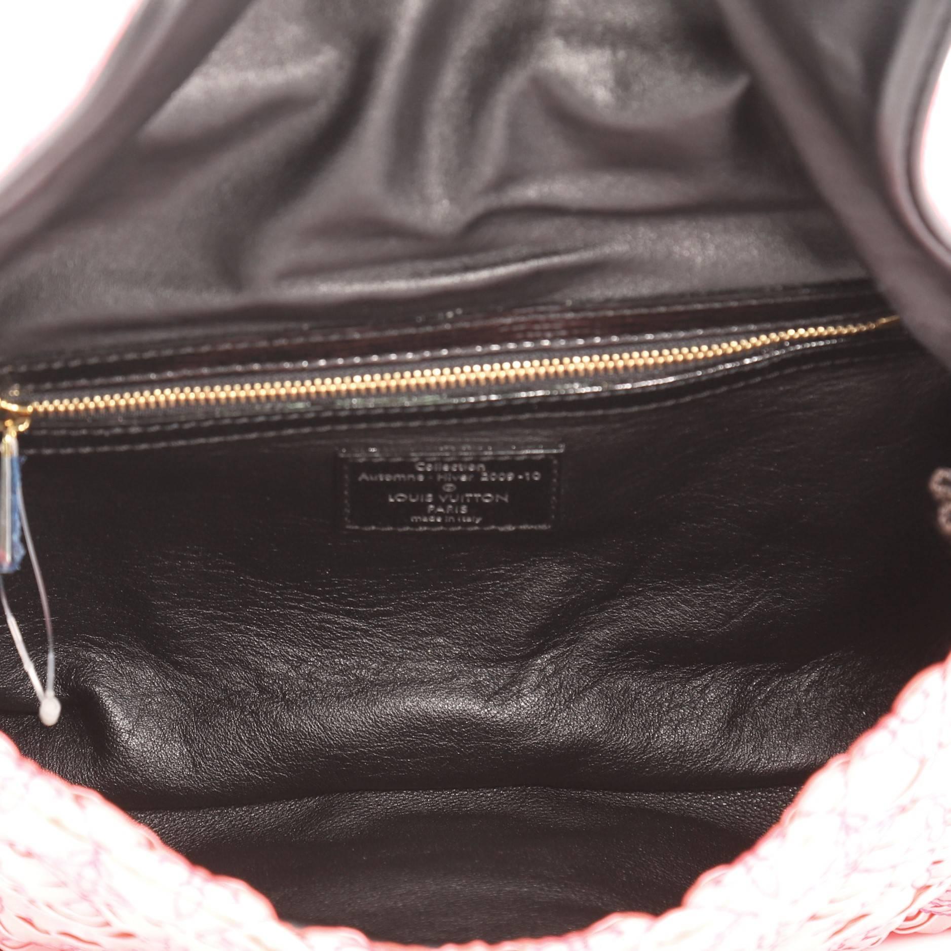 Louis Vuitton Coquette Monogram Satin Handbag  1