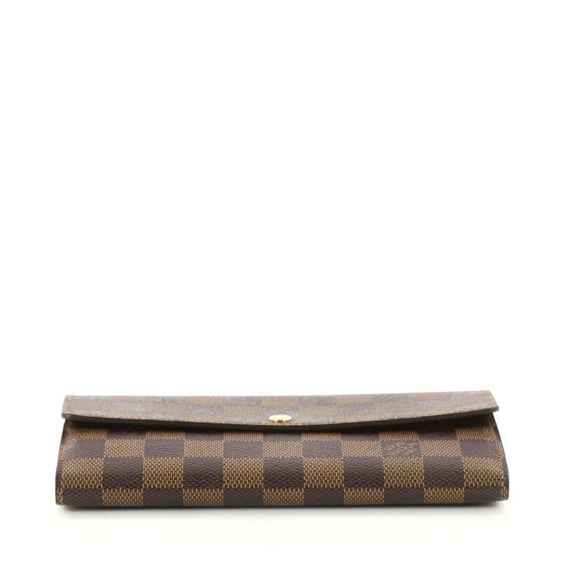 Women's Louis Vuitton Sarah Wallet Damier 