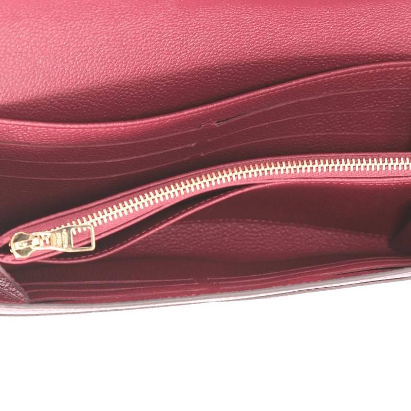 Louis Vuitton Sarah Wallet NM Monogram Empreinte Leather 1
