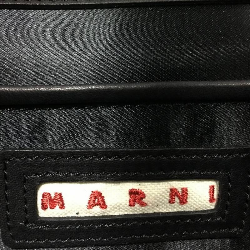 Marni Trunk Accordion Bag Leather Large 2