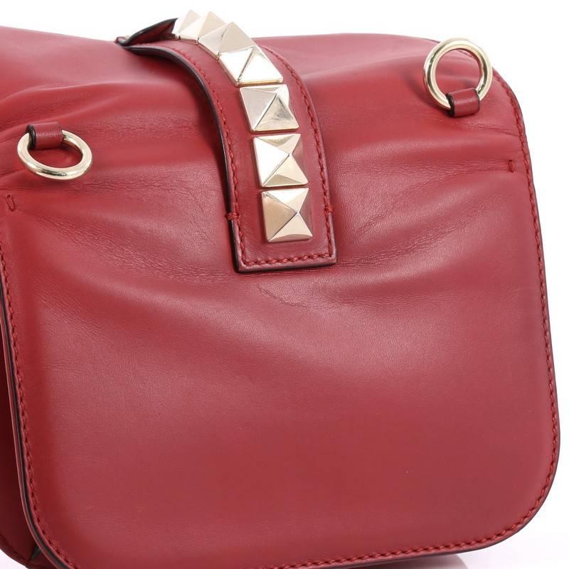 Valentino Glam Lock Shoulder Bag Leather Small 3