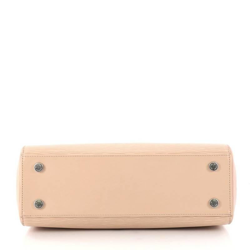 Orange Louis Vuitton Epi Leather Brea MM Handbag 