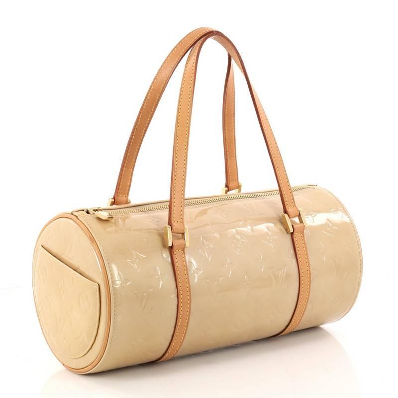 Beige Louis Vuitton Monogram Vernis Bedford Handbag 