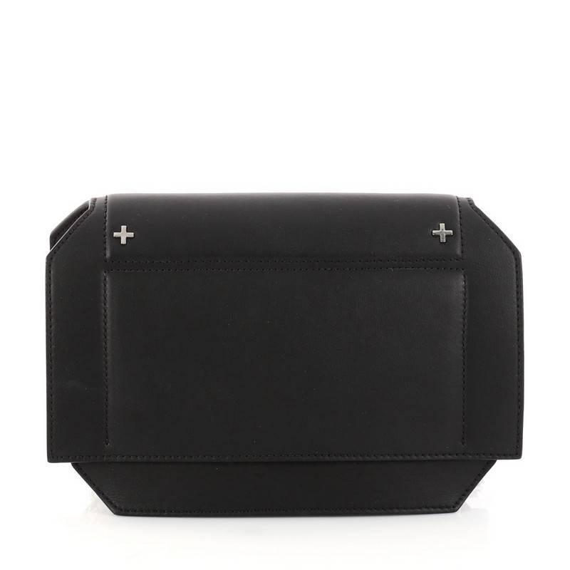 Black Givenchy Bow Cut Chain Crossbody Bag Studded Leather Mini