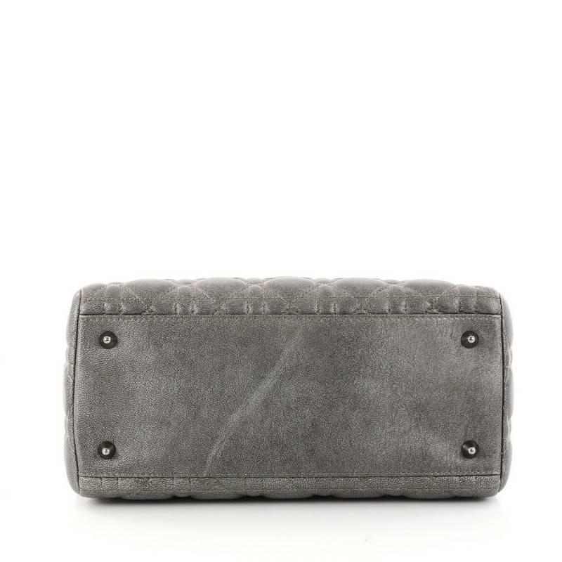 Women's or Men's Christian Dior Lady Dior Handbag Cannage Quilt Grained Calfskin Medium