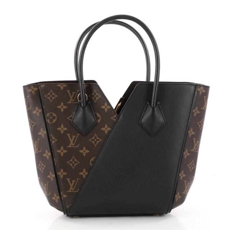 Black Louis Vuitton Kimono Handbag Monogram Canvas And Leather PM