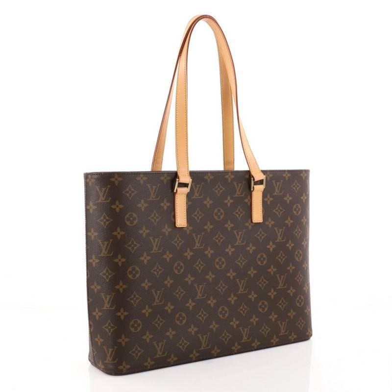 Louis Vuitton Luco Handbag Monogram Canvas In Good Condition In NY, NY