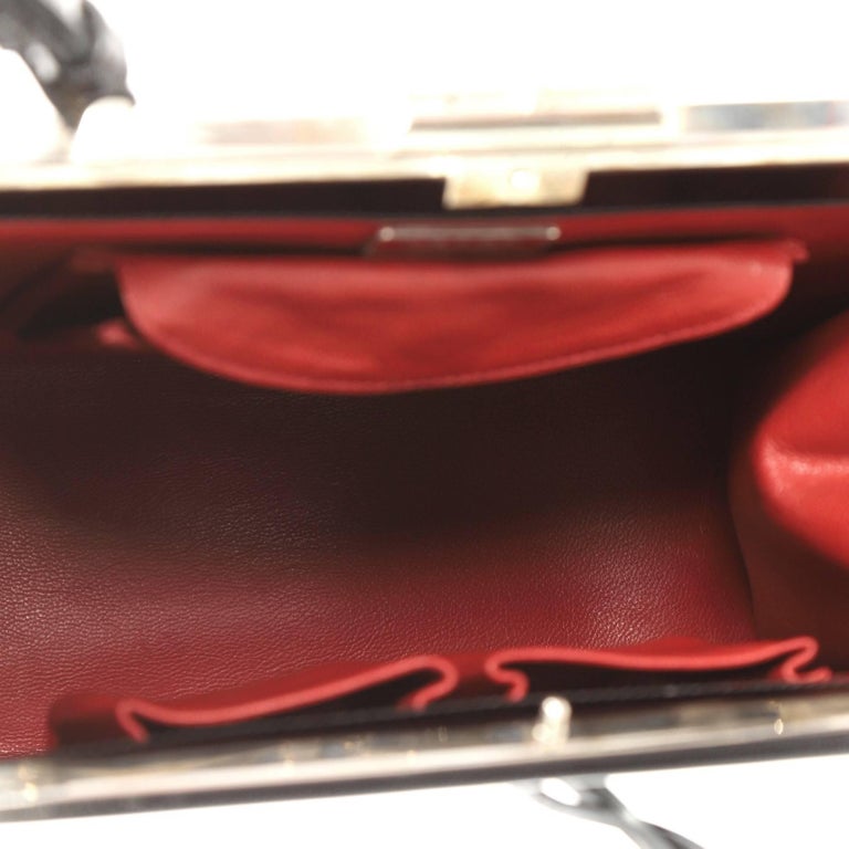 Prada Frame Handle Bag Spazzolato Leather Small at 1stDibs prada