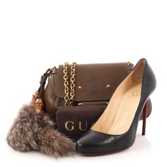 Gucci Smilla Chain Shoulder Bag Leather Small