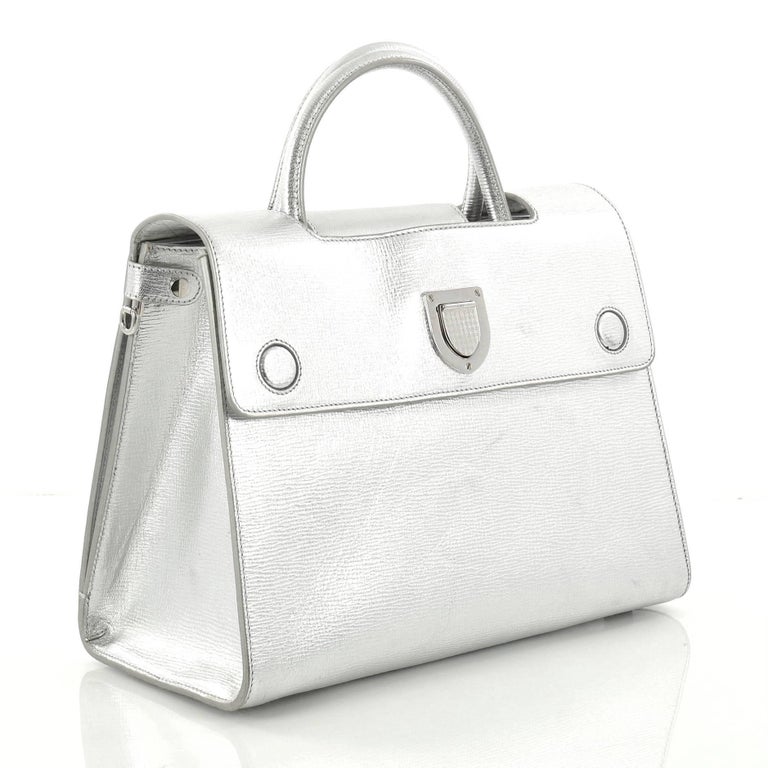 Christian Dior Diorever Top Handle Bag Leather Medium at 1stdibs