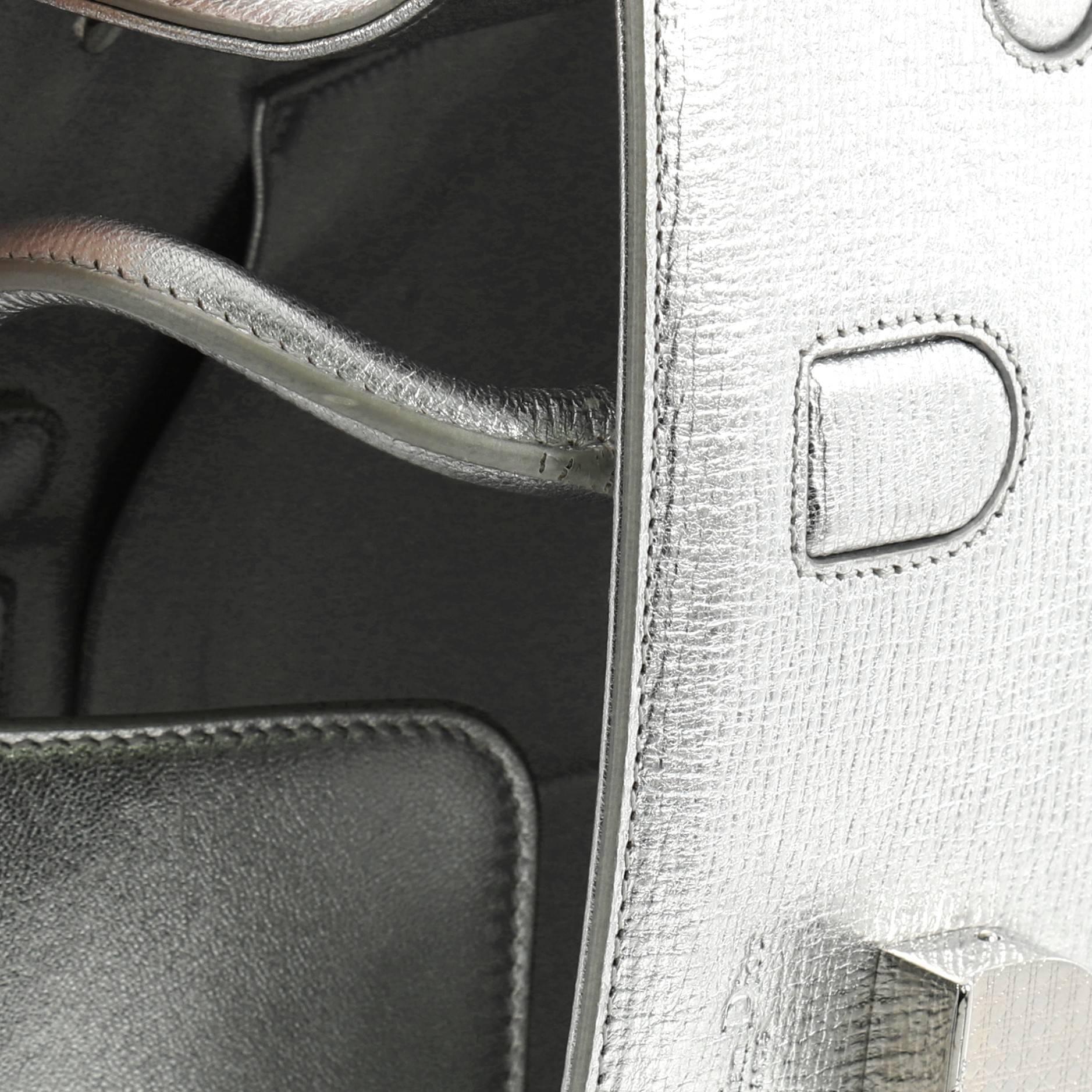 Christian Dior Diorever Top Handle Bag Leather Medium 3