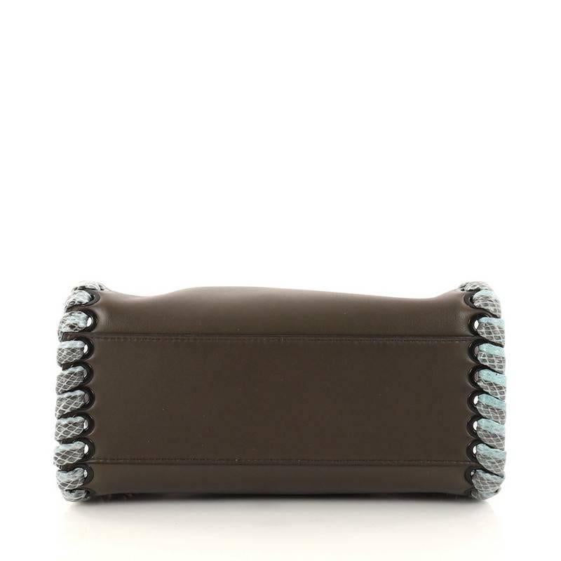 fendi mini peekaboo whipstitch