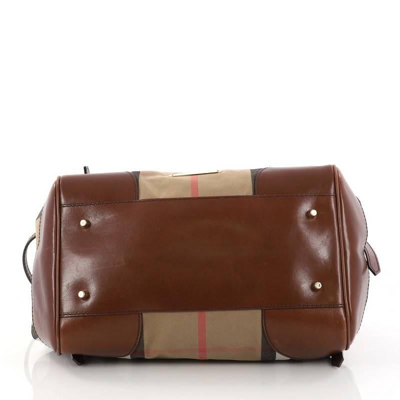  Burberry Canterbury Tote House Check Canvas Medium Unisexe 