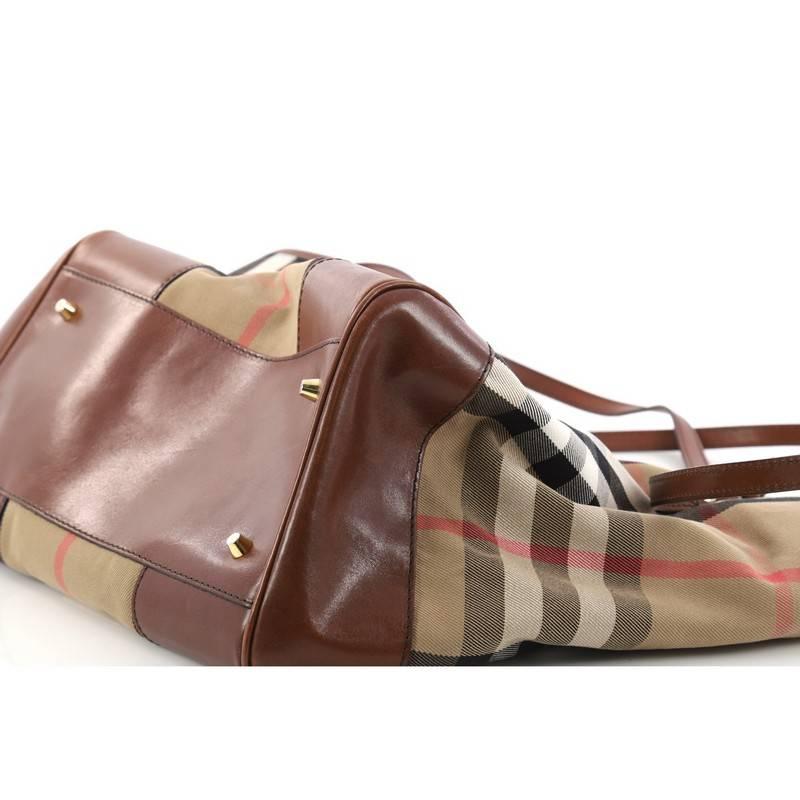 Burberry Canterbury Tote House Check Canvas Medium 1