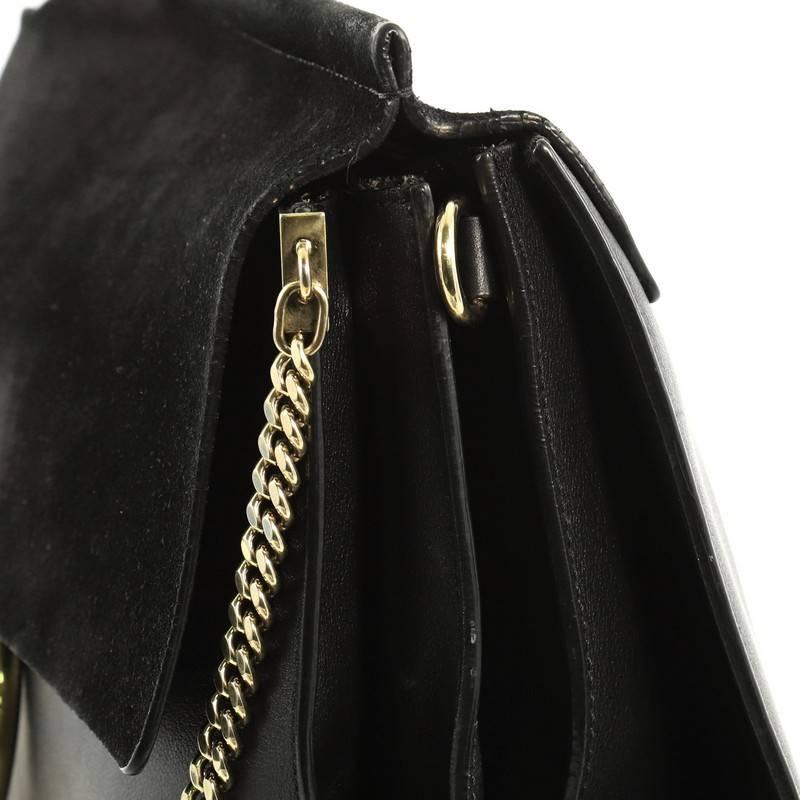 Chloe Faye Shoulder Bag Leather and Suede Medium 3