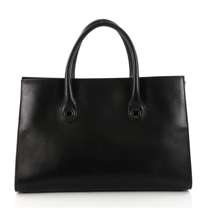 Jimmy Choo Riley Tote Leather Large In Good Condition In NY, NY