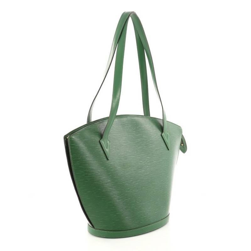 Gray Louis Vuitton Saint Jacques Handbag Epi Leather GM